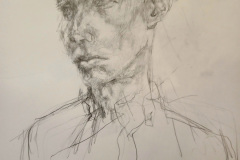 Head/pencil on paper/90x60cm/2026