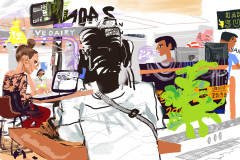 Bluport cafe HuaHin,Thailand/iPad drawing/2026
