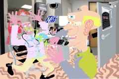 The acvasculation of Dr Munt/iPad drawing/2026